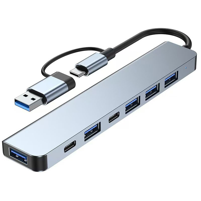 Laptop Accessories For Programmers - 7 Ports USB A C Hub