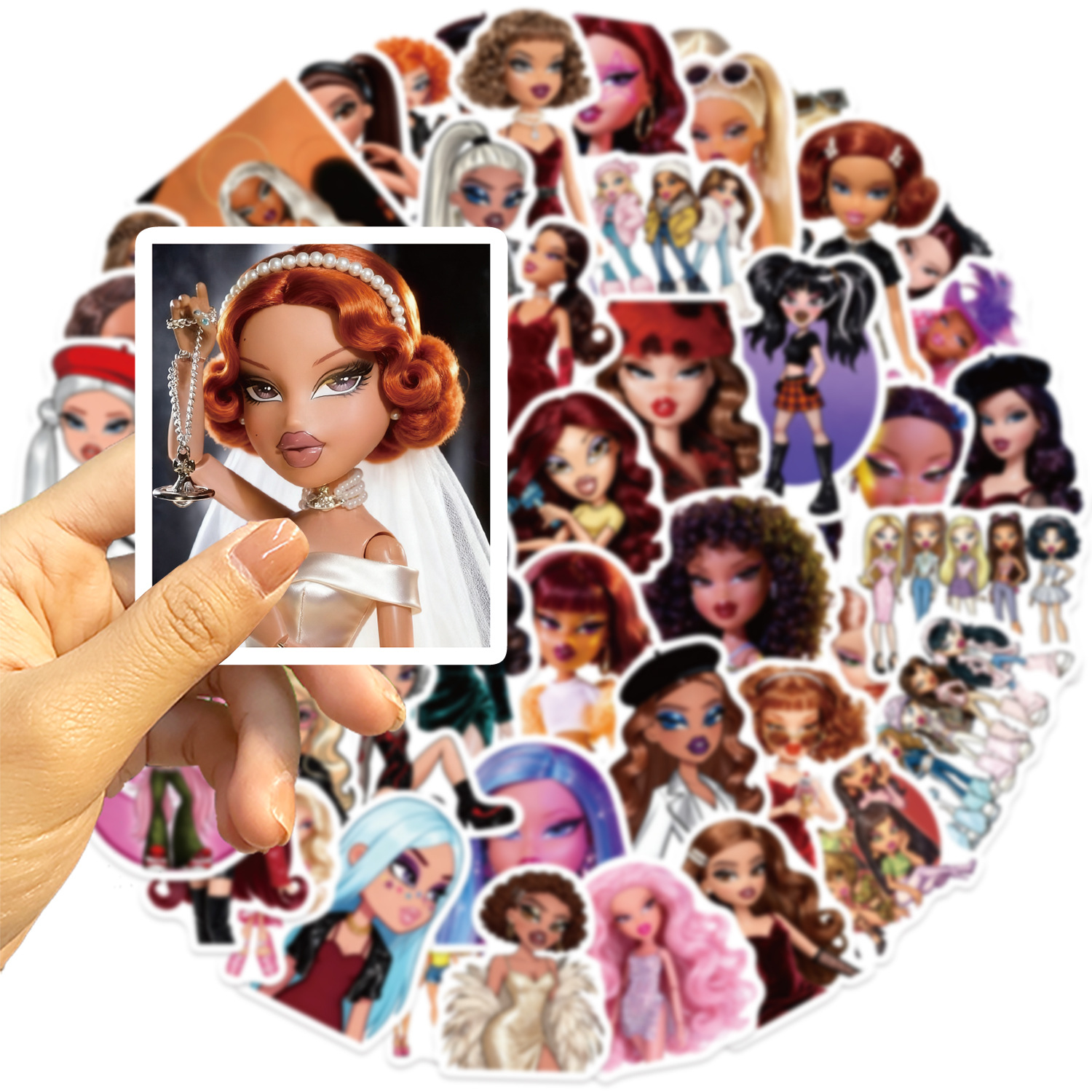 Laptop Accessories Girly - 50Pcs Trendy Hot Girl Graffiti Stickers