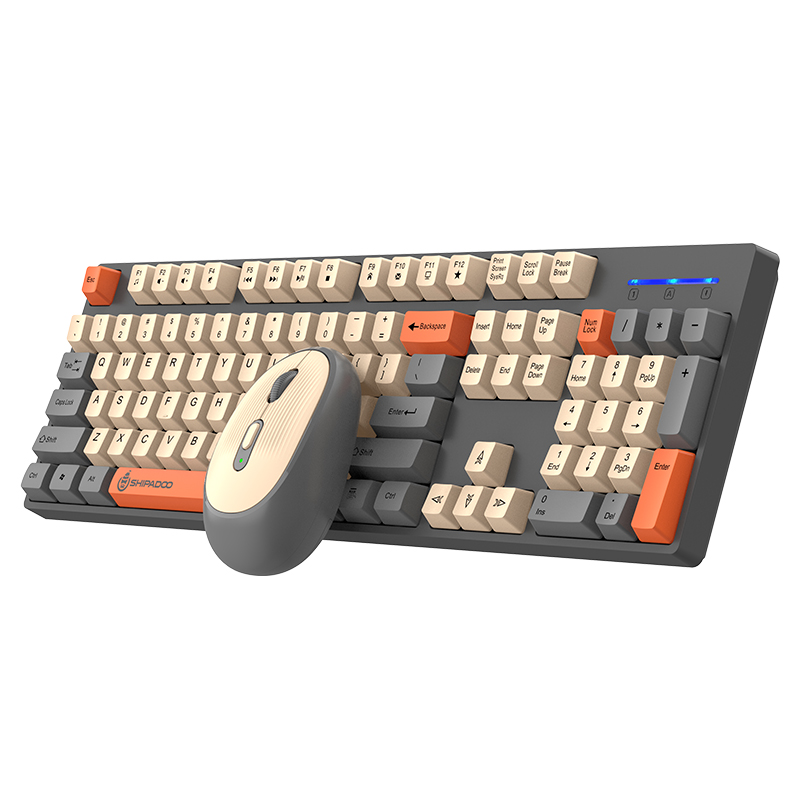 Laptop Accessories Combo Set - SHIPADOO W1060 Gaming Wireless Keyboard and