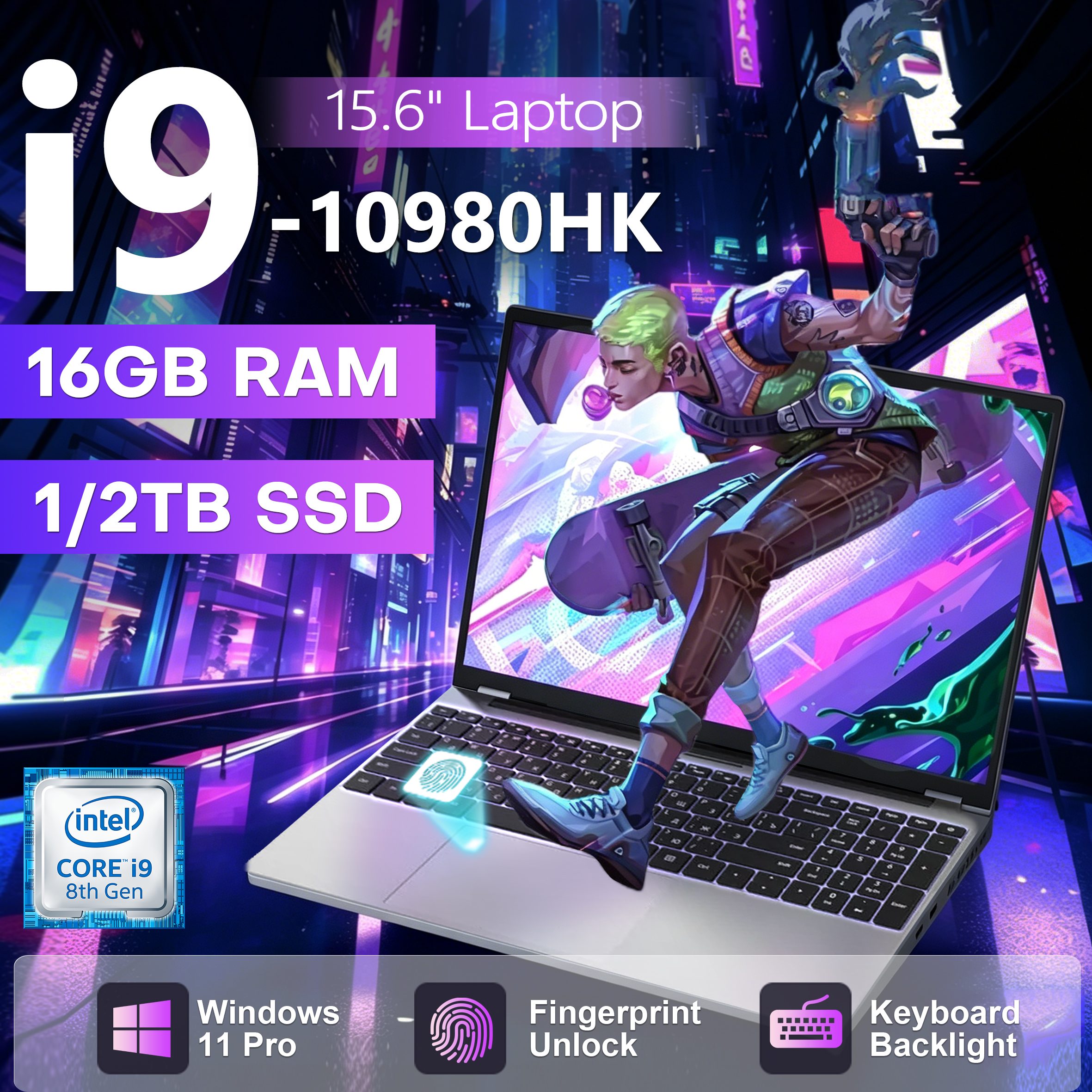 Laptop Accessories Ram - Windows 11 Pro i9 15.6
