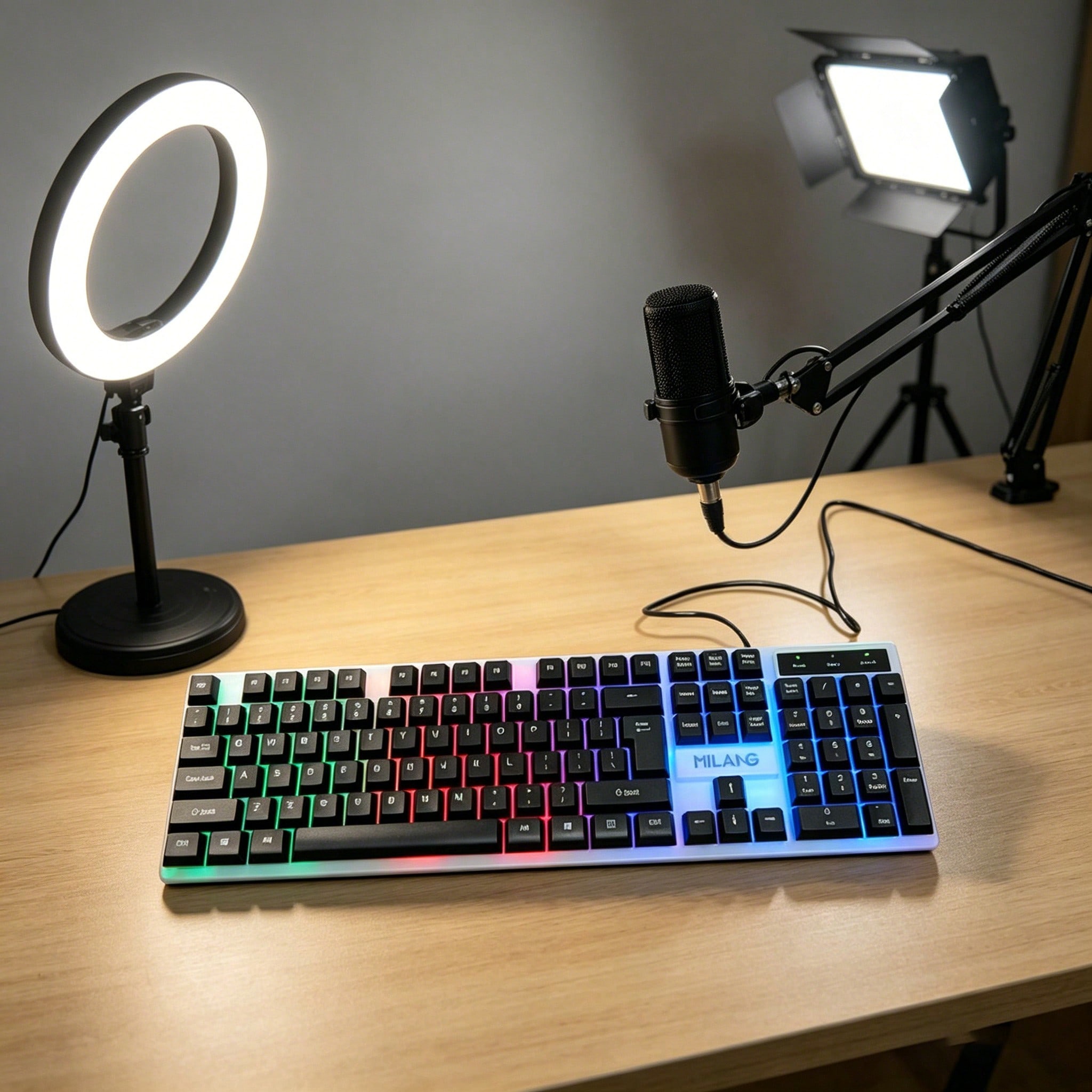 1pcsRGB Backlit Gaming Keyboar – Laptop Accessories Combo Set Bewertung und Preis