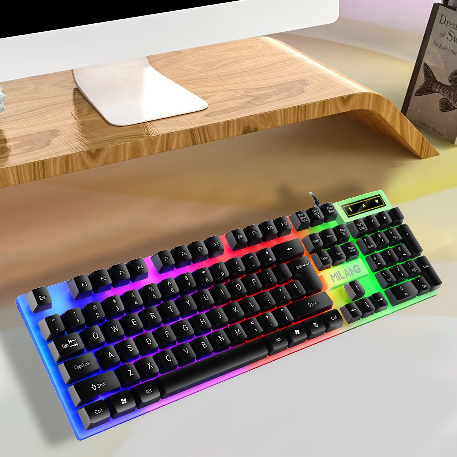 1pcsRGB Backlit Gaming Keyboar – Laptop Accessories Combo Set Bewertung und Preis