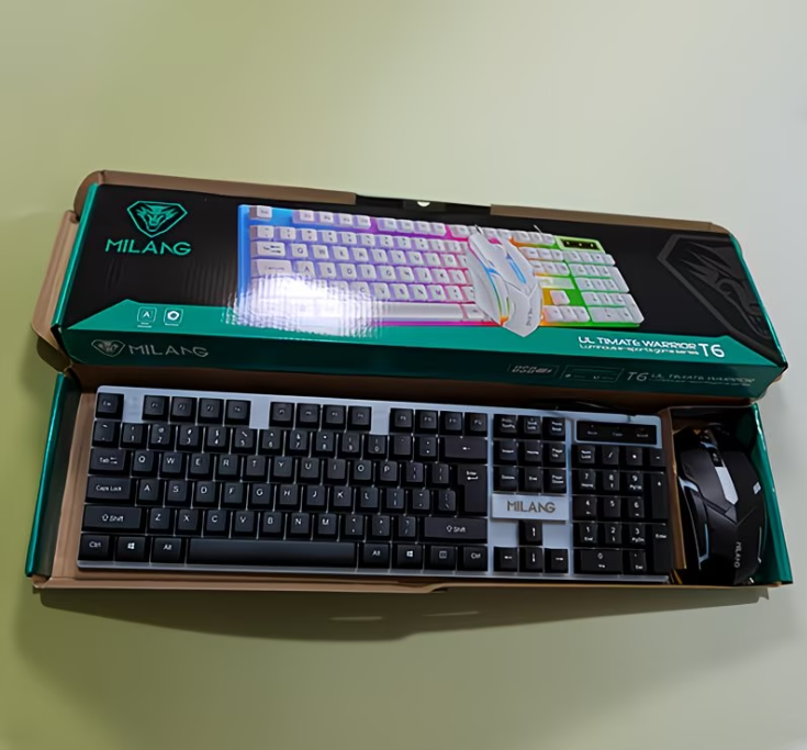 1pcsRGB Backlit Gaming Keyboar – Laptop Accessories Combo Set Bewertung und Preis