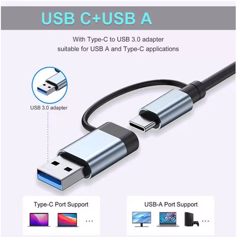 7 Ports USB A C Hub Concentrat – Laptop Accessories For Programmers Bewertung und Preis