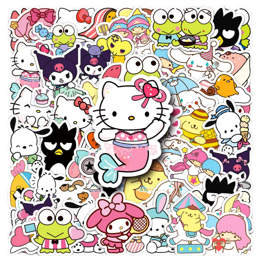 50Pcs Hello Kitty Kuromi Stick – Laptop Accessories Girly Bewertung und Preis