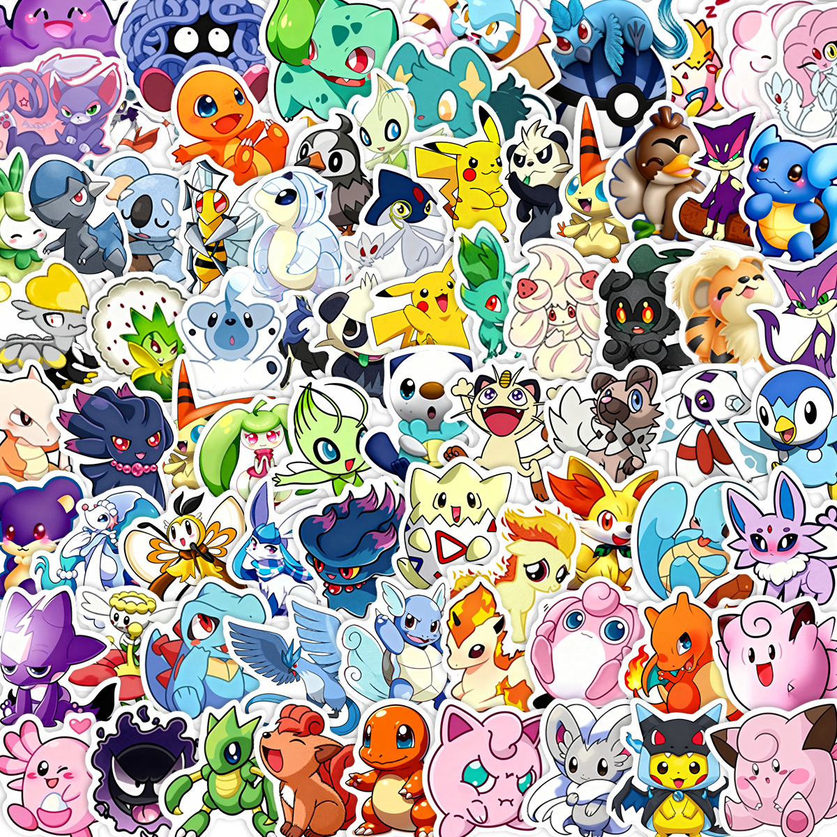 100/200pcs Pokemon Anime Stick – Laptop Accessories All Bewertung und Preis