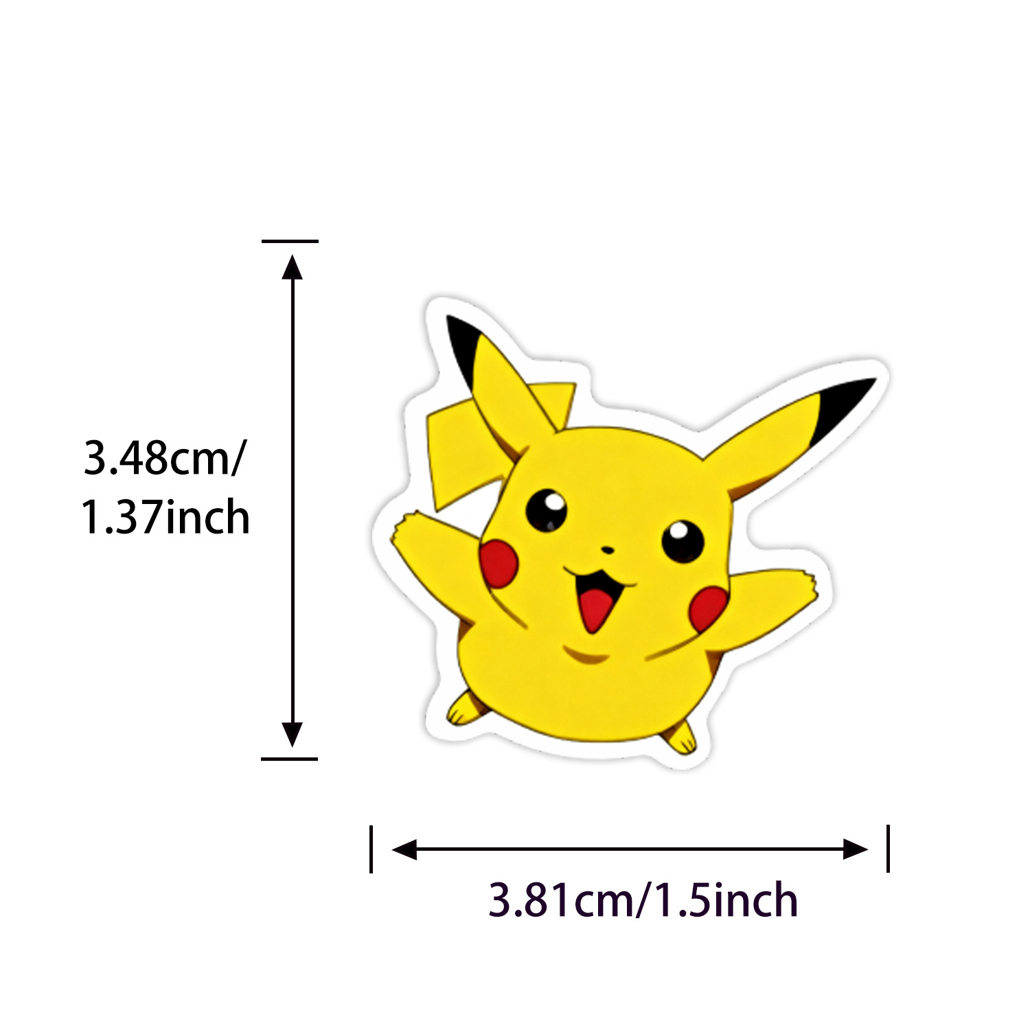 100/200pcs Pokemon Anime Stick – Laptop Accessories All Bewertung und Preis