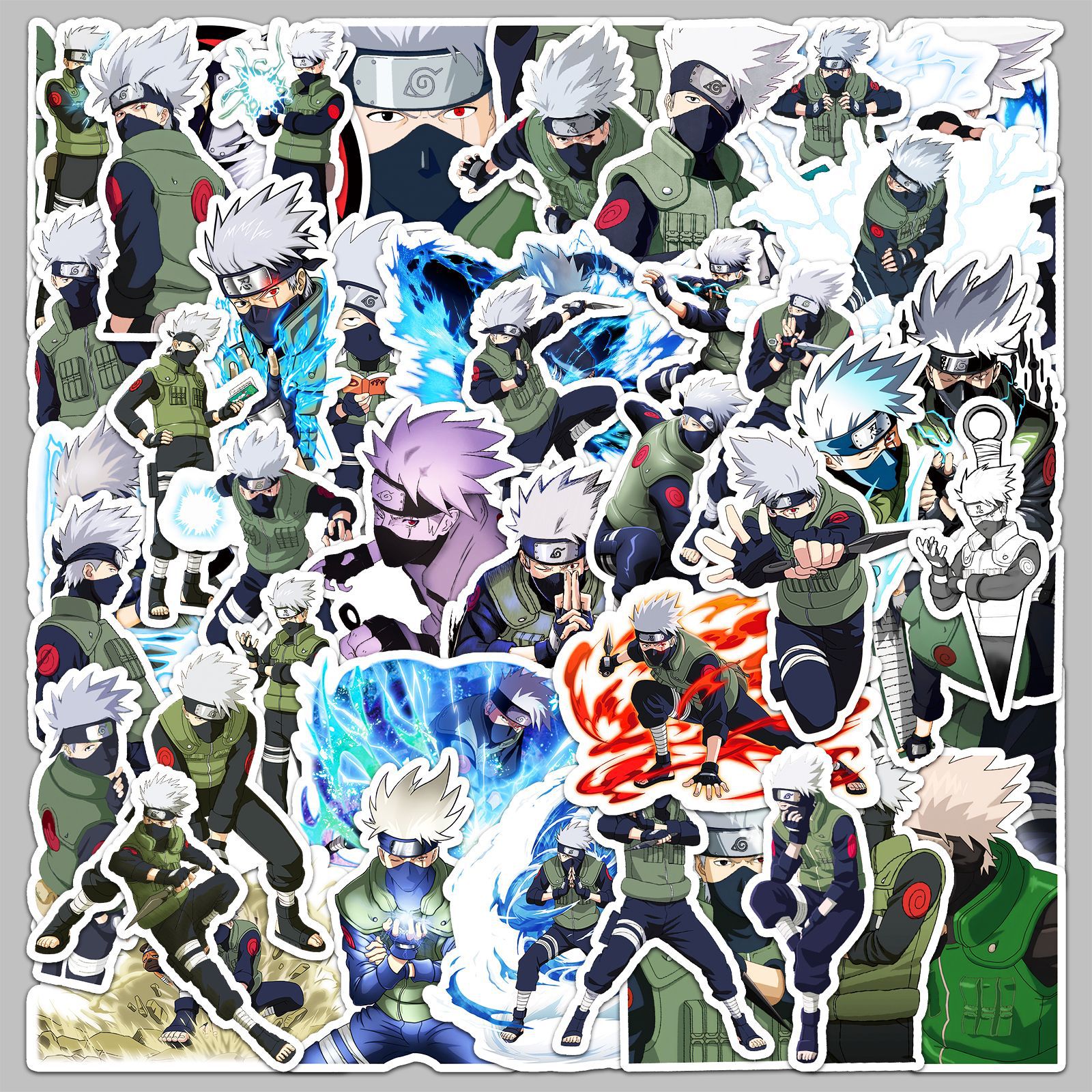 50pcs Anime Naruto Hatake Kaka – Laptop Accessories All Bewertung und Preis