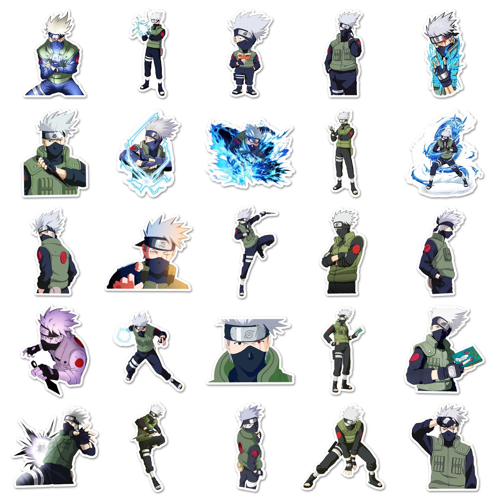 50pcs Anime Naruto Hatake Kaka – Laptop Accessories All Bewertung und Preis