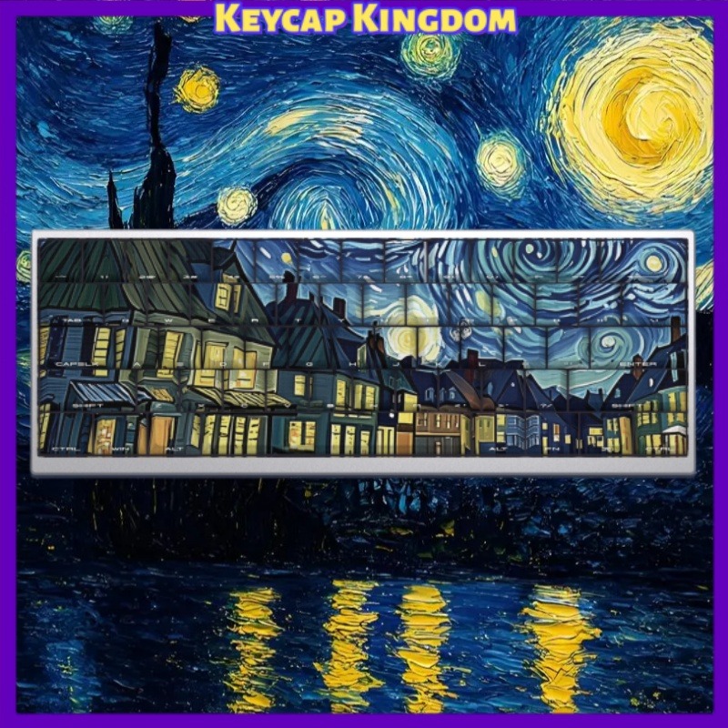 Van Gogh Starry Sky Theme Keyc – Laptop Accessories For Programmers Bewertung und Preis