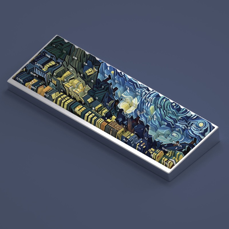 Van Gogh Starry Sky Theme Keyc – Laptop Accessories For Programmers Bewertung und Preis
