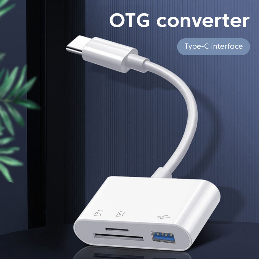 3 in 1 Type C OTG Card Reader  – Laptop Accessories For Programmers Bewertung und Preis