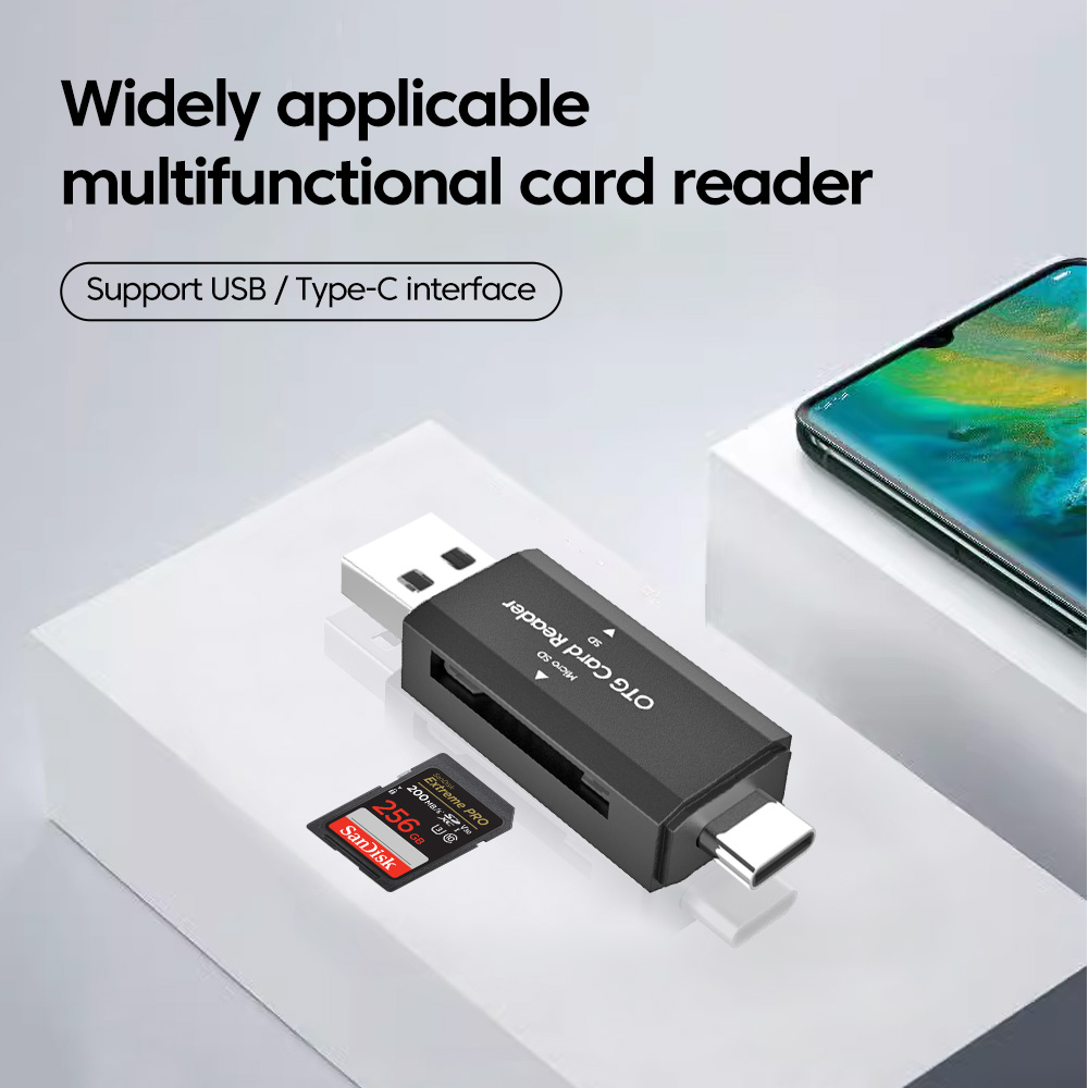 2 in 1 Type C SD TF Card Reade – Laptop Accessories For Programmers Bewertung und Preis