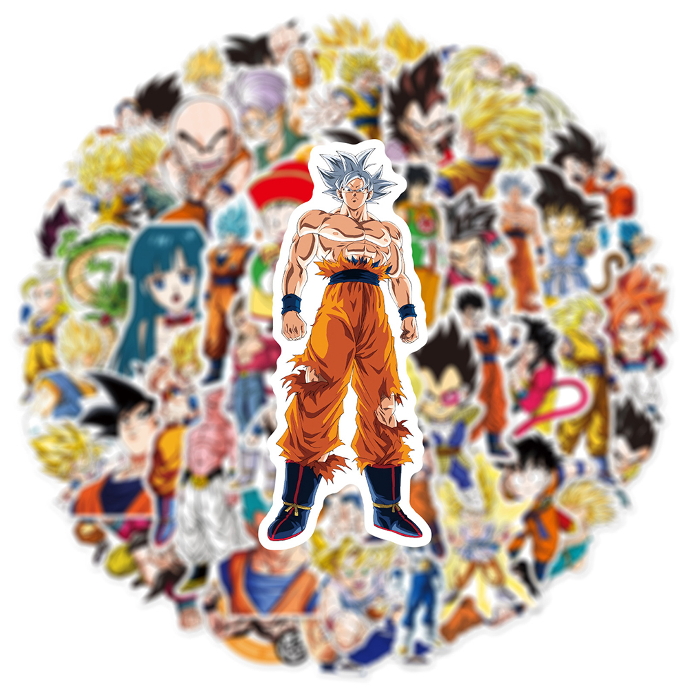 50pcs Anime Dragon Ball Sticke – Laptop Accessories All Bewertung und Preis