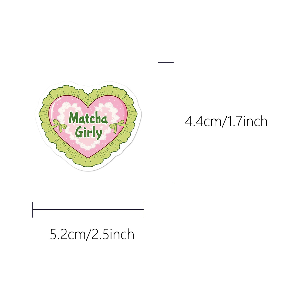 50PCS Matcha Girl Stickers Fas – Laptop Accessories Girly Bewertung und Preis
