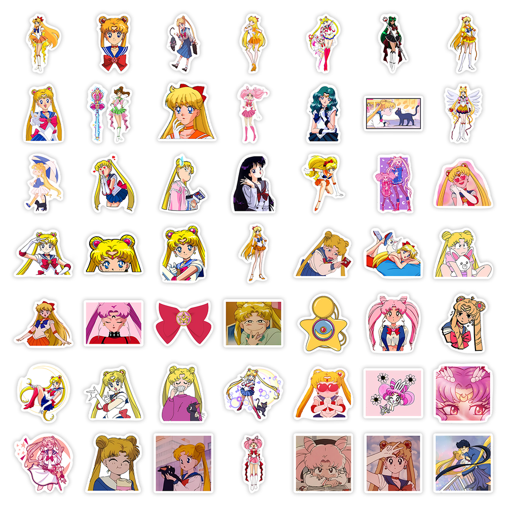 Anime Girl Stickers Kawaii Yel – Laptop Accessories Girly Bewertung und Preis