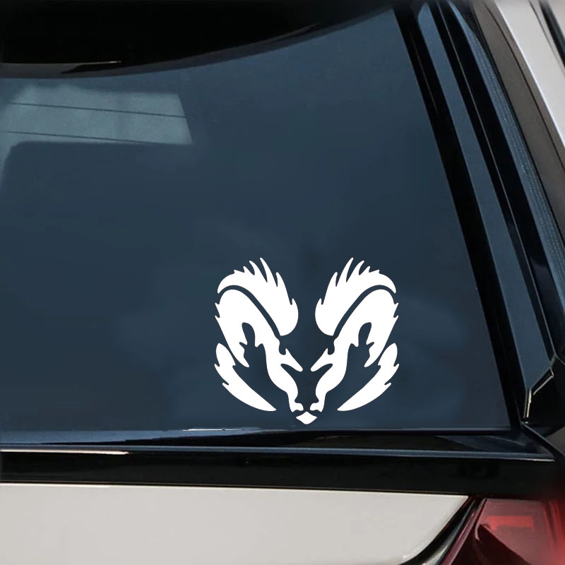 Creative Ram Head Car Sticker  – Laptop Accessories Ram Bewertung und Preis