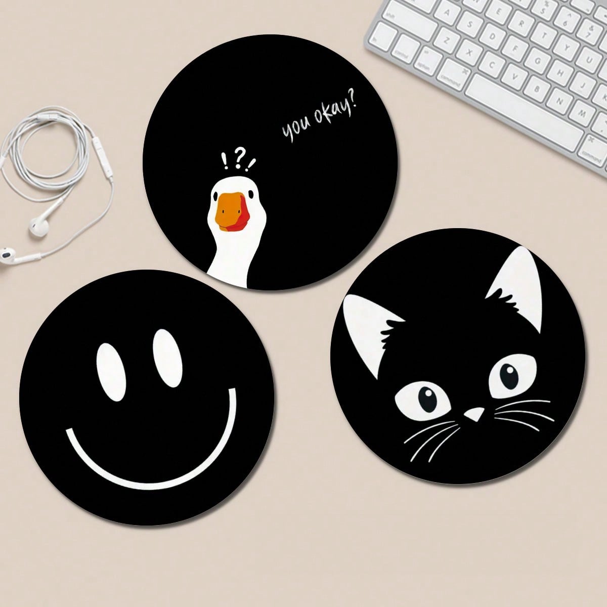 1pc Cute Smiling Face & Cat Ex – Laptop Accessories Officeworks Bewertung und Preis
