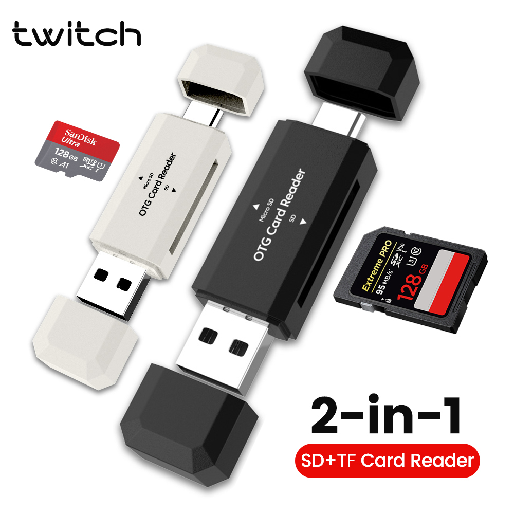 2 in 1 Type C SD TF Card Reade – Laptop Accessories For Programmers Bewertung und Preis