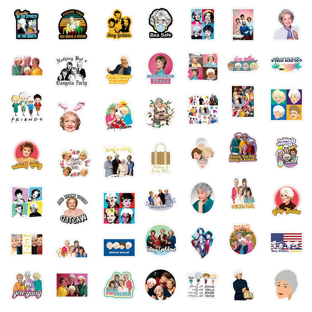 50PCS TV SHOW The Golden Girls – Laptop Accessories Girly Bewertung und Preis
