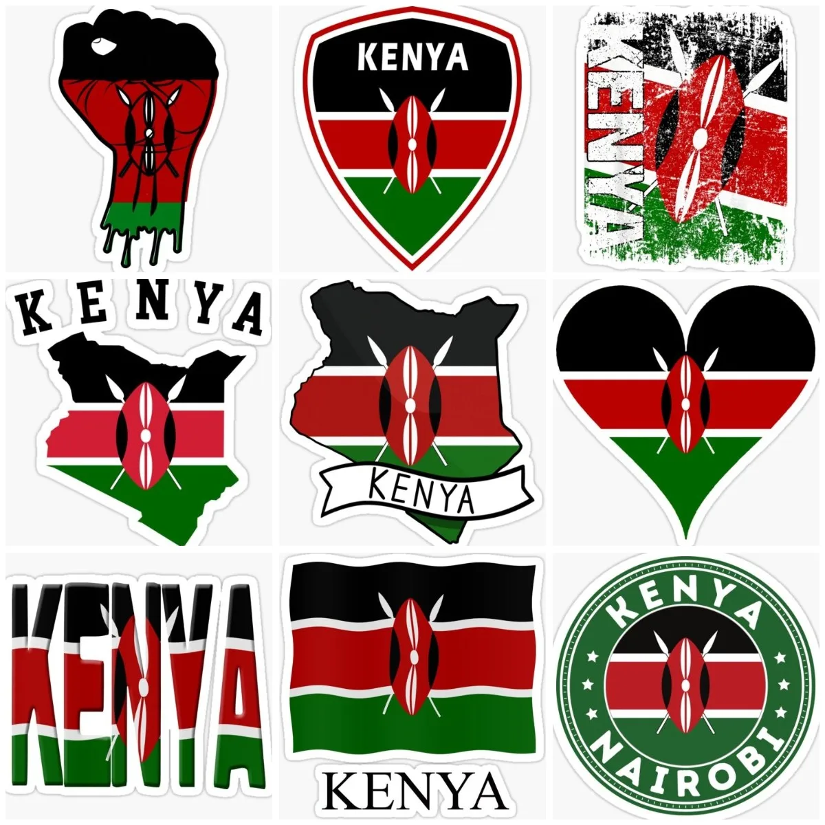 Kenya Flag Map Emblem Creative – Laptop Accessories Kenya Bewertung und Preis